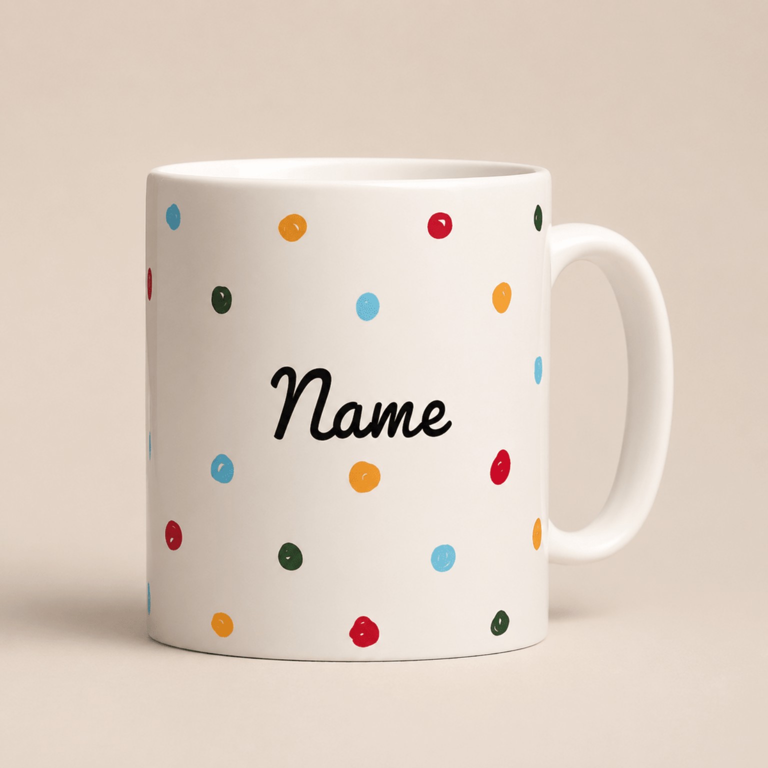 Lush Lobster Dotty Name Mug